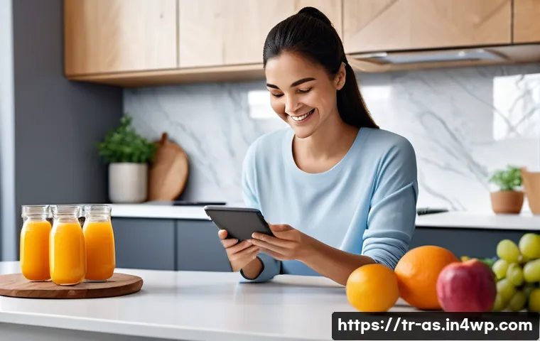 AI로 작성하는 건강한 식단 계획 - **Prompt:** A vibrant, photorealistic image of a woman in her late 20s, with a genuine, happy smile,...